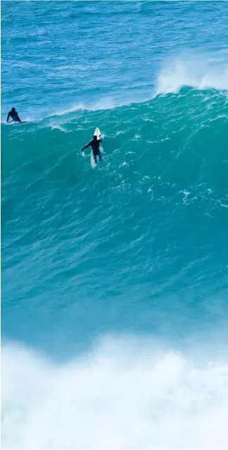  ??  ?? Morehu Roberts did plenty of time down these ways as a grom charging the juice, yet this was his first surf at Papas. Now living in Christchur­ch he sits awaiting
for the call of the beast.