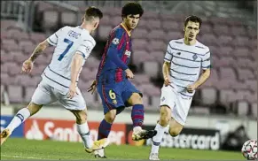  ?? FOTO: MANEL MONTILLA ?? A Carles Aleñá (23 años) solo le queda una campaña de contrato con el Barça