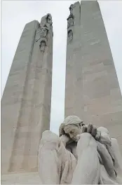  ??  ?? Canadian sculptor and designer Walter Seymour Allward designed the majestic Vimy Memorial. It took more than a decade to complete.