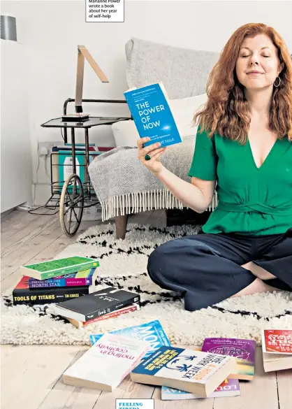  ??  ?? A YEAR OF ADVICE Marianne Power wrote a book about her year of self-help
FEELING TIRED? The Art of Rest,
by Claudia Hammond, offers advice