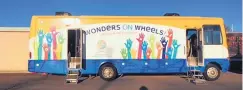  ??  ?? The “Wonders on Wheels” van travels across the state.