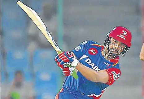  ??  ?? Rishabh Pant has been one of the standout performers for the Delhi Daredevils so far this season.
