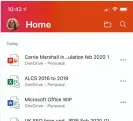  ??  ?? Having all of your Office files in one place is a big time–saver on mobile.