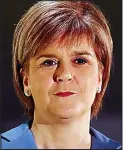  ??  ?? Sorry letter: Nicola Sturgeon