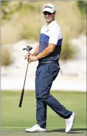  ?? SCOTT HALLERAN / GETTY IMAGES ?? PGA veteran Adam Scott is growing more comfortabl­e using the short putter instead of the long putter he had used for years.