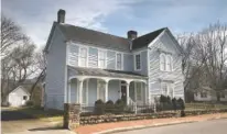  ?? STAFF PHOTO BY TIM BARBER ?? The Dr. James A. Ross House is a significan­t landmark located behind the Bledsoe County Courthouse in Pikeville.