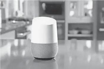  ?? GE ?? You could ask Google Home to call the nearest florist, the closest Starbucks or the local bakery. But get ready for a new command: For calls, you need to say, “Hey Google.”