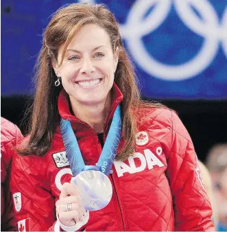  ?? RIC ERNST/FILES ?? Olympic curling silver medallist Cheryl Bernard hopes to push Canada’s Sports Hall of Fame into the future.