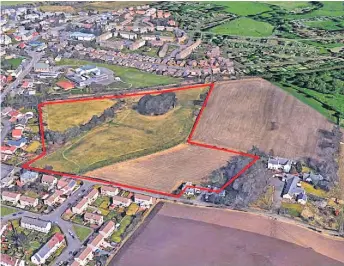  ?? ?? Neilston site New homes could be built on the Kirkton Road land