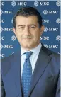  ??  ?? SEA CAPTAIN: Gianni Onorato, CEO of MSC Cruises