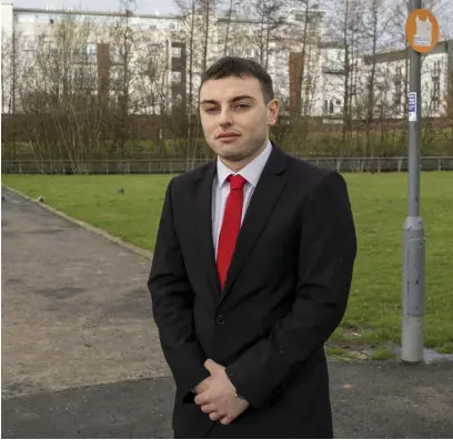  ?? ?? Councillor Jamie McGuire is among those seeking assurances over the future of Clydeview Park
