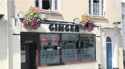  ?? Picture: Robert Harries ?? Ginger Indian restaurant has closed after a member of staff tested positive for coronaviru­s.