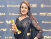  ?? FACEBOOK ?? Manika Batra became the first Indian to get ITTF’S ‘Breakthrou­gh Star’ award in Incheon on Wednesday.