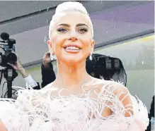  ?? AFP / VINCENZO PINTO ?? Lady Gaga logró un éxito con la película ‘Ha nacido una estrella’.