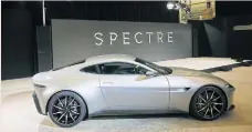  ??  ?? LICENCE TO THRILL: Aston Martin has long been tied to the James Bond franchise, and has used the DB10 as a tie-in for ‘Spectre’.