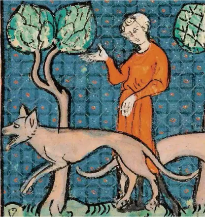  ?? (PARIS, BNF) ?? Richard de Fournival, «Bestiaire d’amour», manuscrit parisien de la fin du XIIIe siècle.