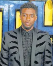  ?? PHOTO: PETER NICHOLLS/REUTERS ?? Chadwick Boseman starred in the critically and commercial­ly successful superhero film Black Panther