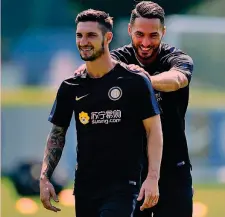  ??  ?? Matteo Politano, 24 anni, lavora alla Pinetina con D’Ambrosio GETTY