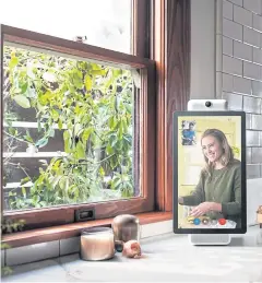  ?? FACEBOOK INC VIA REUTERS ?? Portal and Portal+ (photo) have a 12-megapixel camera with high-definition video and artificial intelligen­ce software.
