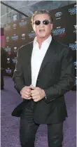 ?? GETTY IMAGES ?? “Alive and well and happy and healthy,” Sylvester Stallone posted. “Still punching!”