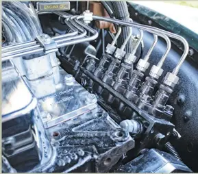  ??  ?? While Exergy’s stroker CP4.2 is rated to support up to 800-rwhp, the company’s 60-percent over injectors can support much more. Needless to say, it will be interestin­g to see what kind of fuel-only numbers we can squeeze through our F-350. If the 6R140 will hold, we don’t think 850 to 900-rwhp is out of the question.