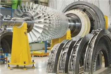  ??  ?? Turbines will be produced at the Siemens Dammam Energy Hub (SDEH), the Middle East’s largest gas turbine manufactur­ing facility.