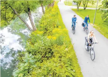  ?? FOTO: STADT ?? In Tuttlingen wird von Ende Juni bis Mitte Juli wieder für das Stadtradel­n in die Pedale getreten. Eine Verlegung in den Herbst kam für die Verwaltung nicht in Frage.