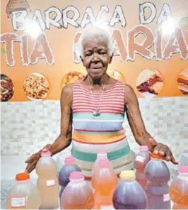  ?? DIVULGAÇÃO ?? Dona Maria Lucia Alves Cardoso, 81 anos, a Tia Maria das Garrafadas
