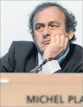  ?? FABRICE COFFRINI / AFP ?? Michel Platini no ha superado las sospechas de corrupción