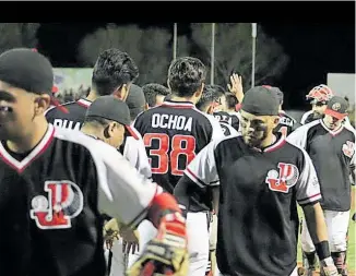  ?? FOTO: CORTESÍA ?? LOS INDIOS de Juárez se podrían coronar en casa este fin de semana, de ganar los tres juegos./