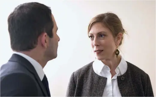  ??  ?? Benoît Hamon et Gabrielle Guallar à Paris, le 19 mars.