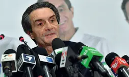  ??  ?? Al vertice Il nuovo presidente della Regione Attilio Fontana, 65 anni