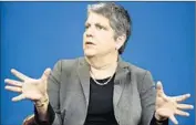  ?? Michael Reynolds EPA ?? UC PRESIDENT Janet Napolitano says that even if funding is increased,the effect won't be felt till 2016.