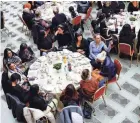  ?? YARA NARDI/REUTERS FILE ?? Transgende­r women belonging to the Blessed Immaculate Virgin Church in Torvaianic­a, Italy, participat­e in a lunch offered by the Vatican to poor people, on the World Day of the Poor last November.