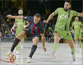  ?? FOTO: J. LANUZA ?? El Barça no aprovechó el pinchazo de Palma y terminó segundo en la liga regular