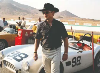  ?? 20TH CENTURY FOX ?? Critics praised Matt Damon’s portrayal of automotive designer Carroll Shelby in the Oscar-nominated 2019 movie, Ford V Ferrari.