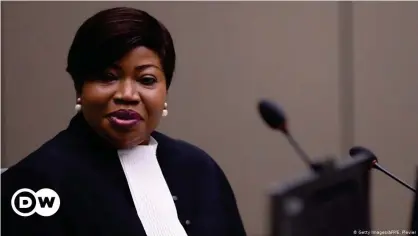 ??  ?? Prosecutor Fatou Bensouda says the investigat­ion will be conducted 'independen­tly, impartiall­y and objectivel­y'