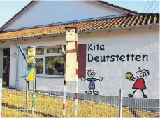  ?? ARCHIVFOTO: SABINE RÖSCH ?? Der Kindergart­en Deutstette­n wird umgebaut.