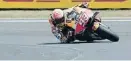  ??  ?? Marc Márquez corre el GP de Italia