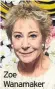  ??  ?? Zoe Wanamaker