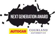  ??  ?? NEXT GENERATION AWARD