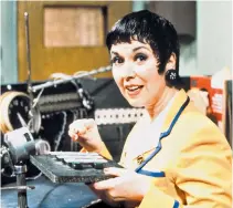  ?? ?? Ruth Madoc, above, in Hi-de-hi!, and below, in Hunter’s Walk: ‘I knew Gladys so well because I’d met women like her growing up in South Wales,’ she said