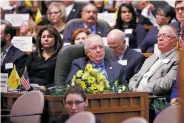  ?? FILE PHOTOS BY LUIS SÁNCHEZ SATURNO/THE NEW MEXICAN ?? Rep. James Townsend, R-Artesia, is the House minority leader. ‘If you want good legislatio­n, it requires more vetting than that,’ he said of Democrats putting bills on the fast track.