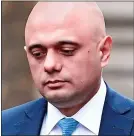  ??  ?? CLASH: Sajid Javid wanted a twoyear transition on immigratio­n policy