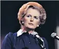  ?? ?? Margaret Thatcher drove through successive measures to ease inheritanc­e tax