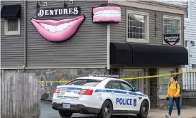  ?? Photograph: Canadian Press/REX/Shuttersto­ck ?? The Atlantic Denture Clinic in Dartmouth, Nova Scotia, which was owned by the mass killer Gabriel Wortman.