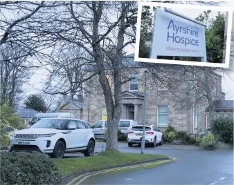  ??  ?? Ayrshire Hospice
More than 20 staff affected by the outbreak of the virus