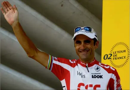  ?? (Photo AFP) ?? Laurent Jalabert a remporté le prix du combatif du Tour en  et .