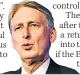  ??  ?? DISCUSSION­S Philip Hammond