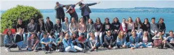  ?? FOTO: NICK ARNHOLD ?? Gemeinsam besuchten die französisc­hen Austauschs­chüler aus Valence mit ihren Gastgebern vom Pestalozzi­Gymnasium Biberach den Bodensee; Foto: PG Biberach.